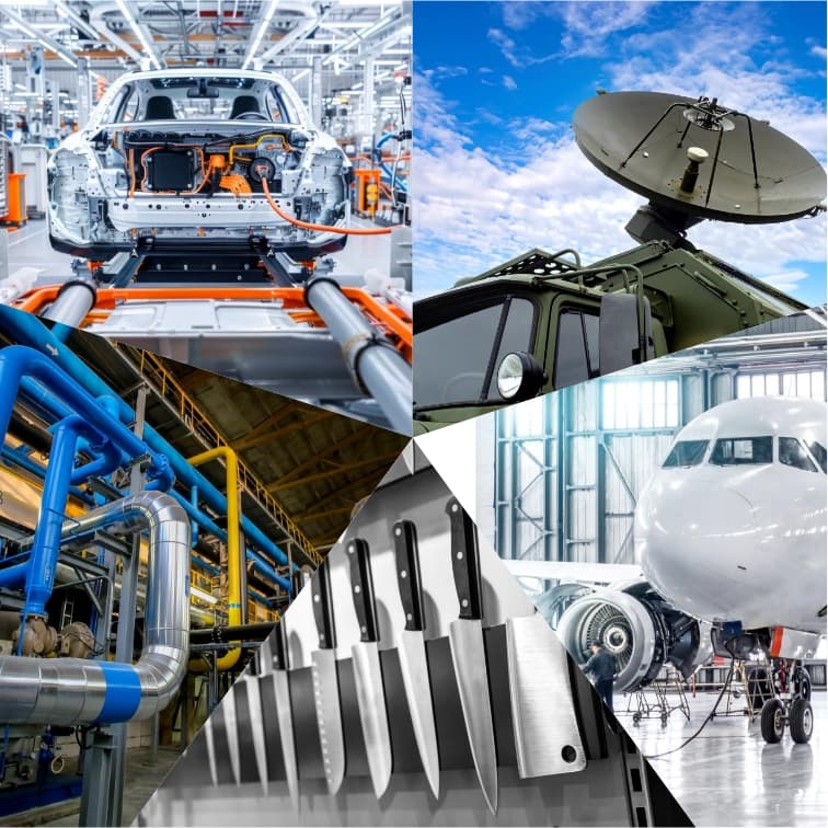 Solutions that meet the needs of <strong>the most demanding sectors</strong>